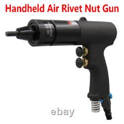 Handheld Air Rivet Nut Gun Pull Gun Riveter Pneumatic Riveting Tool M5-M6