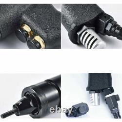 Handheld Air Rivet Nut Gun Pull Gun Riveter Pneumatic Riveting Tool M5-M6