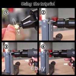 Handheld Air Rivet Nut Gun Pull Gun Riveter Pneumatic Riveting Tool M5-M6