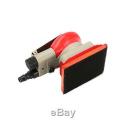 Handheld Palm Square Air Sander Random Orbital Polisher Machine Pneumatic Tool