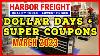 Harbor Freight Dollar Days March 2023 Plus Super Coupon Sale