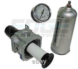 Heavy Duty Air Compressor Filter Regulator, 250 Psi, 3/4 Npt, Pneumatic Tools