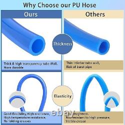 Heavy-Duty Blue PU Tubing 100 Meters Air Hose for Compressor Applications