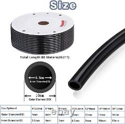 High-Pressure PU Air Hose 10mm OD x 6.5mm ID 262 FT for Industry Applications