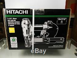 Hitachi 1-1/2 38mm 18-gauge Cap Stapler 7/16 Crown Pneumatic Air Tool N3808AP