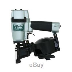 Hitachi NV45AB2 1-3/4 Pneumatic Coil Roofing Nailer, Wire Collation