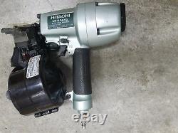 Hitachi NV65AH2 2.5 Coil Round head Pneumatic Siding Nailer Nail Gun with waranty