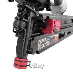 Husky Pneumatic 3-1/2 in 21-Degree Air Framing Nailer Nail Gun Construction Tool