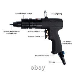 INPANOLS Air Rivet Nut Tool Kit, Pneumatic Rivnut Gun with 1/4'', 5/16'' & 3/