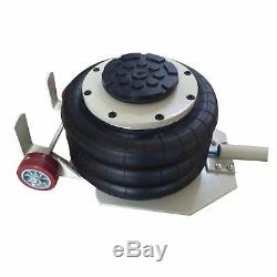 INTBUYING 3 Ton Triple Bag Air Jack Pneumatic Heavy Duty Lift Jack 6600lbs