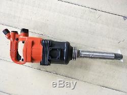 Industrial Air Impact Wrench 1 Pneumatic Compressor Long Shank 1900ft/lb New