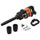 Industrial Air Impact Wrench 1 Pneumatic Compressor Long Shank 1,900 ft/lb
