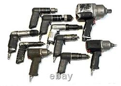 Ingersoll Rand Pneumatic Drill And Impact Tool 10pc Lot