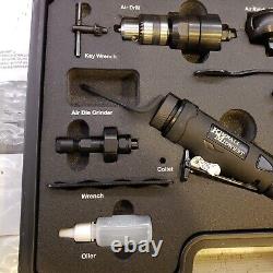 Kimball Midwest 0.5HP 5-In-1 Pneumatic Accessory Tool Kit With Black Case 84-150