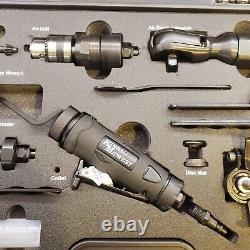 Kimball Midwest 0.5HP 5-In-1 Pneumatic Accessory Tool Kit With Black Case 84-150