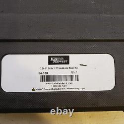 Kimball Midwest 0.5HP 5-In-1 Pneumatic Accessory Tool Kit With Black Case 84-150