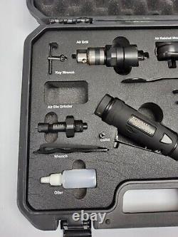 Kimball Midwest 84-150 0.5HP 5-In-1 Pneumatic Accessory Tool Kit With Black Case