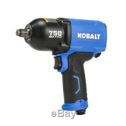 Kobalt Impact Wrench Pneumatic 1/2-in Drive 0.5-in 750-ft Air Tool Gun bike bolt