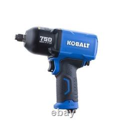 Kobalt Impact Wrench Pneumatic 1/2-in Drive 0.5-in 750ft Air Tool Gun Automotive