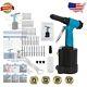 Lightweight Aluminum Pneumatic Riveter Tool Kit for Marine and Automotive Use