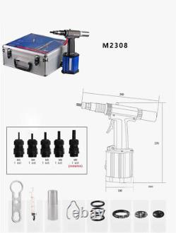 M2308 Nut Rivet Gun Industrial Grade Riveting Tool Pneumatic Rivet Nut Gun #