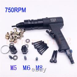 M5/M6/M8 Pneumatic Riveters Pneumatic Pull Setter Air Rivets Nut Gun SelfLocking