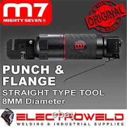 M7 8mm Air Punch Flange Tool Pneumatic Hole Puncher Crimper Flanging M7-PN180