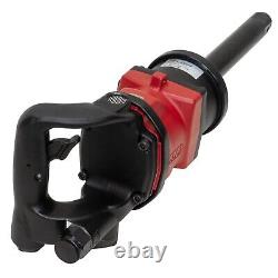 MTS 1in Drive Lightweight Pneumatic Air Powered Impact Wrench Twin Hammer Clutch