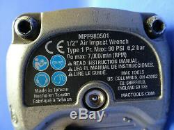 Mac Tools Model MPF980501 1/2 Drive Air Pneumatic Impact Wrench