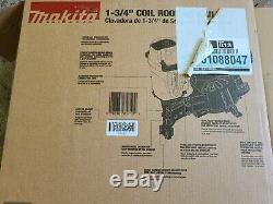 MakitaPneumatic Coil Roofing Nailer 1-3/4 In 15 Degree Fastener Collation Tool