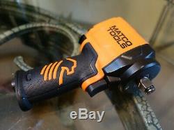 Matco MT2765 1/2 Drive Air Stubby Impact Wrench Pneumatic Tool Orange