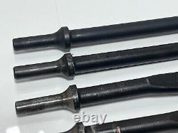 Matco Tools USA 12pc Pneumatic Air Hammer Bit Set Lot with Chisels, Cutters & More
