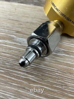 Medtronic V03 Midas Rex Legend T2775 Gold Pneumatic Drill with 4 Attachments
