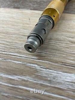 Medtronic V03 Midas Rex Legend T2775 Gold Pneumatic Drill with 4 Attachments