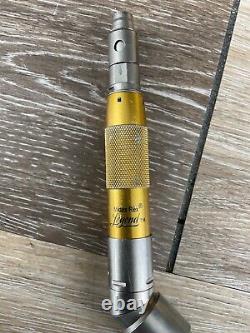 Medtronic V03 Midas Rex Legend T2775 Gold Pneumatic Drill with 4 Attachments
