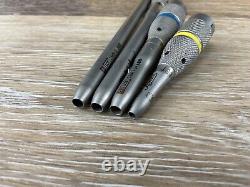 Medtronic V03 Midas Rex Legend T2775 Gold Pneumatic Drill with 4 Attachments