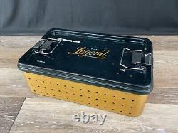 Medtronic V03 Midas Rex Legend T2775 Gold Pneumatic Drill with 4 Attachments