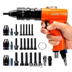 Metric Pneumatic Rivet Nut Tool Rivet Nut Kit M6, M8 5/16 & M10 3/8 Inch Gu