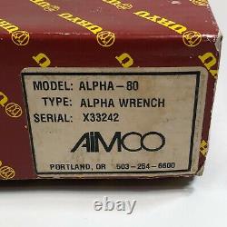 NIB New URYU Aimco ALPHA-80 Pneumatic Oil Pulse Tool Wrench Made in Japan