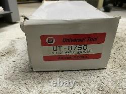 New Universal Tool Pneumatic 4 Angle Grinder UT-8750- 3/4 hp. (Made in Japan)