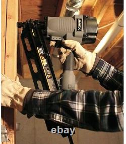 NuMax Framing Nailer Pneumatic 21° Full Head Strip Air Tool Finishing Nail Gun