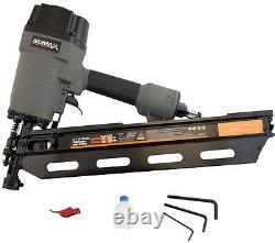 NuMax Framing Nailer Pneumatic 21° Full Head Strip Air Tool Finishing Nail Gun