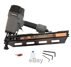 NuMax Pneumatic 21-Degree Nail Gun Full Head Strip Framing Nailer Angle Air Tool