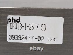 PHD GRW13-1-25X53 Double-acting Wide Body Pneumatic Parallel Gripper, JawStyle 3