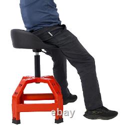 Pneumatic 360 Degree Swivel Stool, Mechanics Rolling Creeper Seat, Heavy Duty Mec