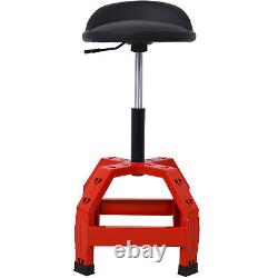 Pneumatic 360 Degree Swivel Stool, Mechanics Rolling Creeper Seat, Heavy Duty Mec