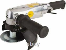 Pneumatic 7 Heavy Duty 8,500 RPM Angle Grinder, 6 CFM, 3/8 Air Inlet, 1.3 HP