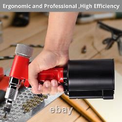 Pneumatic Air Hydraulic Pop Rivet Gun Riveter Riveting Tool with 100Pcs Rivet Nut