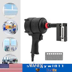 Pneumatic Air Panel Straight Sheet Metal Hole Punch Tool 8mm Hole Puncher+Handle