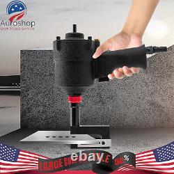 Pneumatic Air Panel Straight Sheet Metal Hole Punch Tool 8mm Hole Puncher+Handle